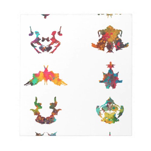 Collection of Rorschach inkblot tests Notepad
