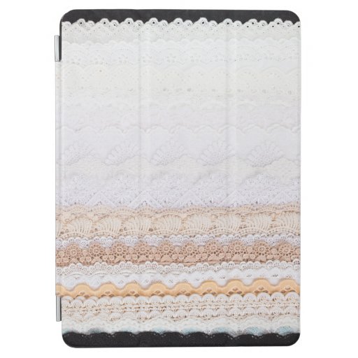 Collection of seamless lace cloth background and t iPad air cover