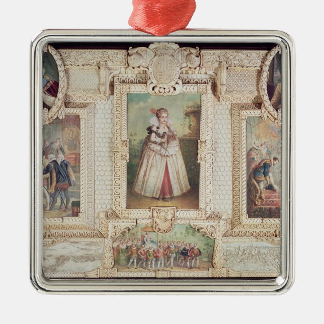 Collection of six miniatures metal ornament (Front)