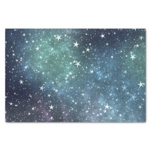 Collection of stars night view tissue paper