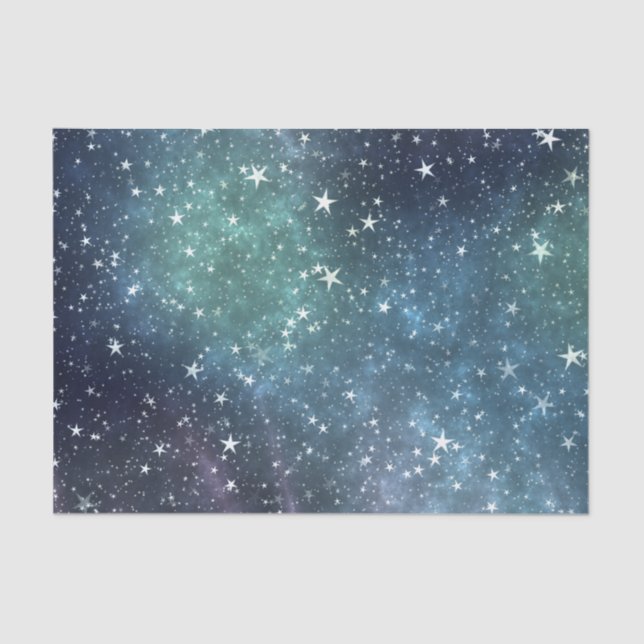 Collection of stars night view tissue paper (Front)
