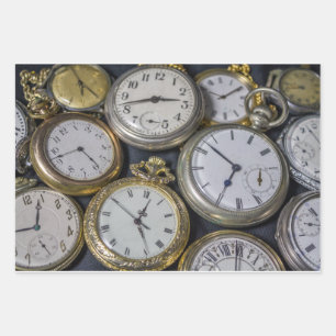 Collection of Watches Wrapping Paper