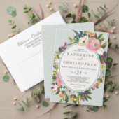 Painted Floral Surprise Party Invitation (Personalise this independent creator's collection.)