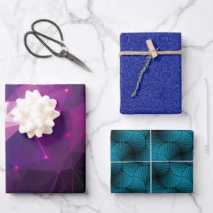 Collection pattern wrapping paper sheets
