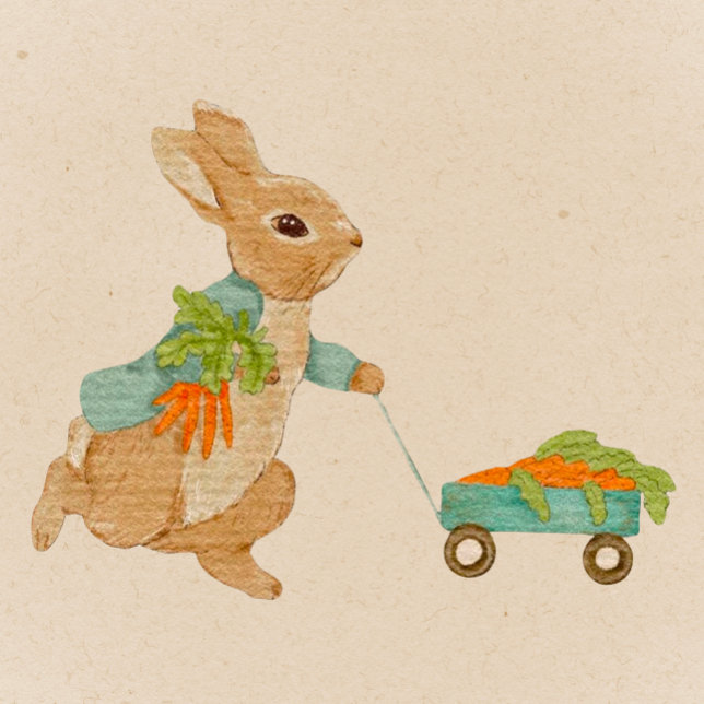 peter rabbit with carrot