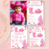 Cowgirl birthday time capsule message