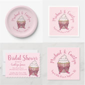 Pink Cupcake Bow Sprinkles Baby Bridal Shower Retro Sunglasses