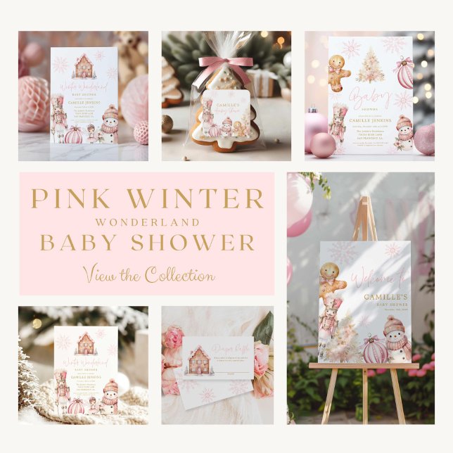 Elegant Winter Girl Baby Shower Paper Cups Zazzle