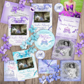 Turquoise Princess Carriage Stickers