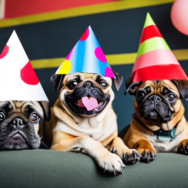 PUG cute from the dog funny Card Zazzle