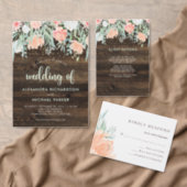 Rustic Floral Romance | Couples Shower Invitation (Personalise this independent creator's collection.)