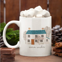 Hot dark chocolate in Christmas mug (ho-ho-ho) 200 Grs - The