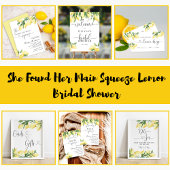 Elegant Lemon Bridal Shower Tapestry