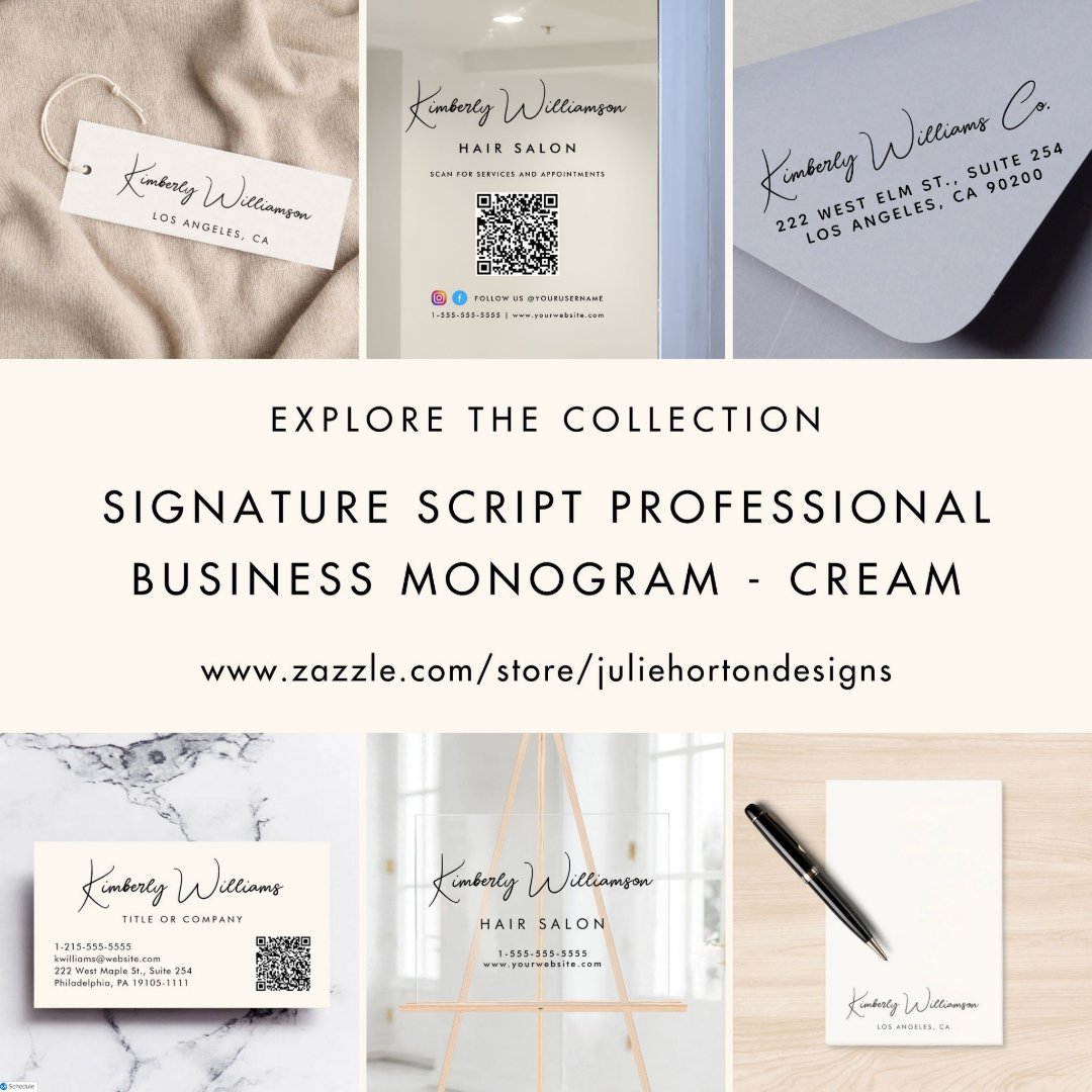 Business Name Gold Signature Script Acrylic Sign | Zazzle