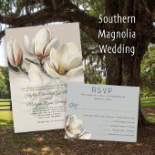 Southern Magnolia Wedding RSVP Addressed  Envelope