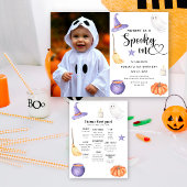 Spooky one halloween birthday time capsule message