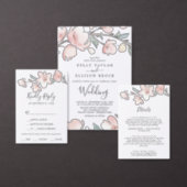Spring Cherry Blossom Wedding Invitation Envelope (Personalise this independent creator's collection.)
