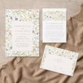 Spring Dream Wild Flowers Bridal Shower Invitation (Personalise this independent creator's collection.)