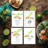 Mexican Fiesta Taco 'bout Love Couples Shower Invitation