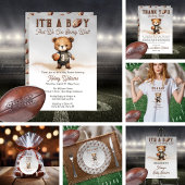 Boy Bearly Wait American Football Baby Shower Chocolate Covered Oreo