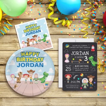 Toy Story Chalkboard Birthday