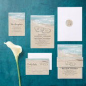 Celebration of Life | Funeral Memorial Ocean Invitation (Personalise this independent creator's collection.)