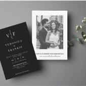 Minimalist Wedding Invitation | Simple photo 