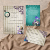 Alice in Wonderland Wedding Invitation (Personalise this independent creator's collection.)