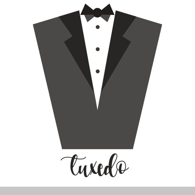Tuxedo Invitations (Black White Tuxedo Wedding) Zazzle