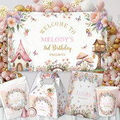 Coloring book fairy birthday party activity page 