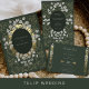 Enchanted Garden Art Nouveau Wedding Foil Invitation