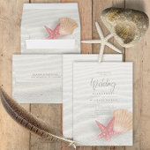 White Sands Starfish Wedding Website Insert ID605