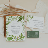 Wild Meadow Wedding Website Cards | Mini