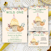 Fall mushroom birthday time capsule message