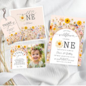 Wildflower Wild One 1st Birthday Sugar Cookie