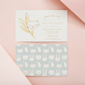 Woodland Fairytale Baby Shower by Mail Invitation