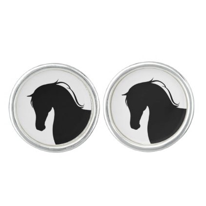 Collection Z Club Cavallo Italia Round Cufflinks Z