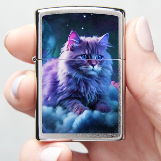 Collector Cat Zippo Lighter  (In Hand)