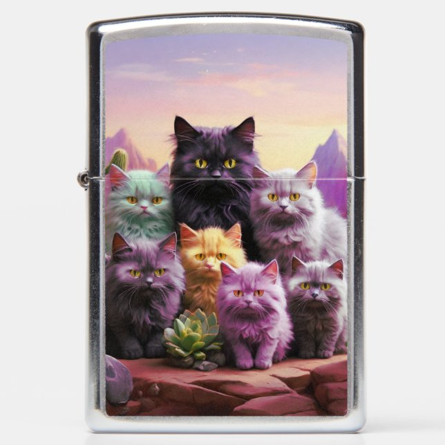 Collector Cat Zippo Lighter (Front)
