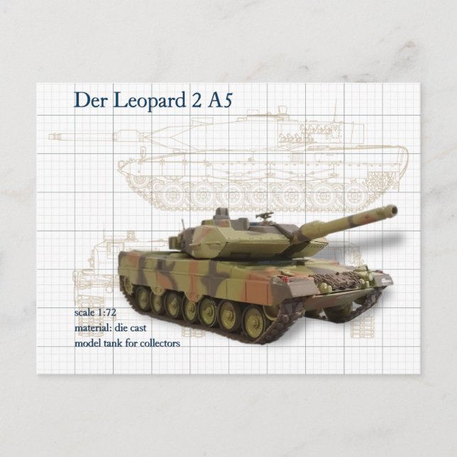 Collector Leopard 2 A5 Postcard (Front)