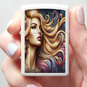 Collector’s Blonde American Woman Zippo Lighter