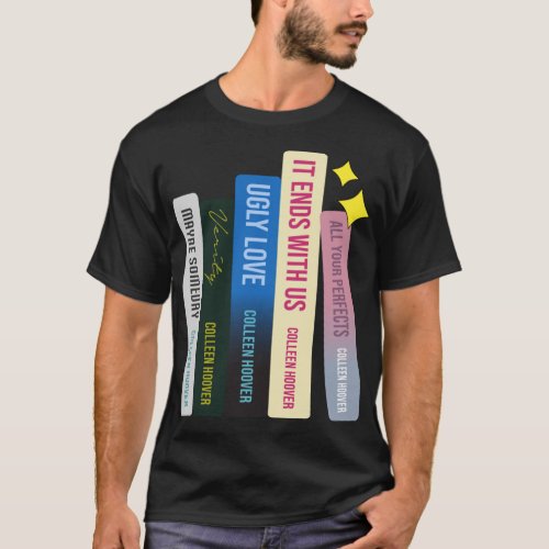 Colleen Hoover Book Stack   T_Shirt