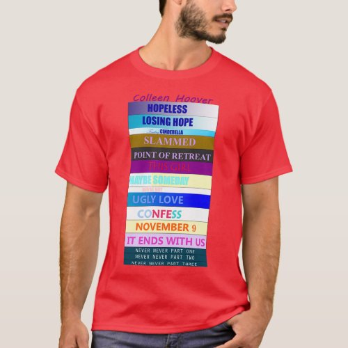 Colleen Hoover Spines T_Shirt