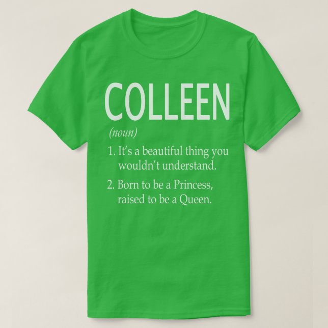 Colleen Name Gift 138 T-Shirt (Design Front)