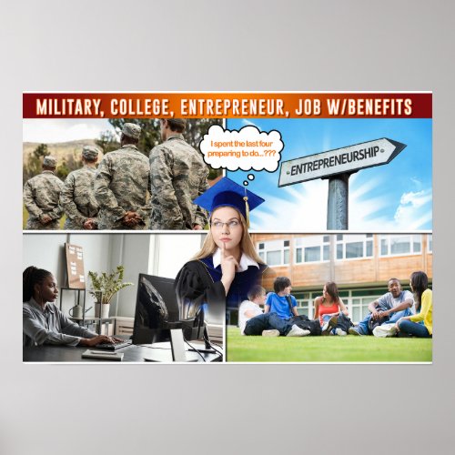 College and Career Matte Poster