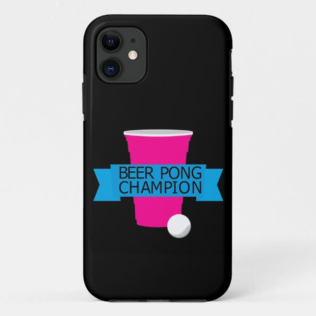 college beer pong champion Case-Mate iPhone case (Back)