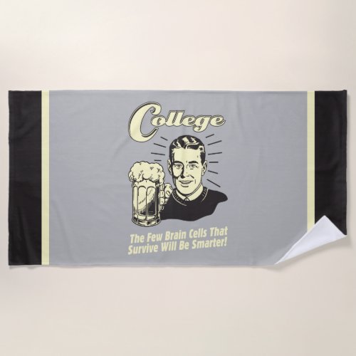 College Brain Cells Survive Smarter Beach Towel