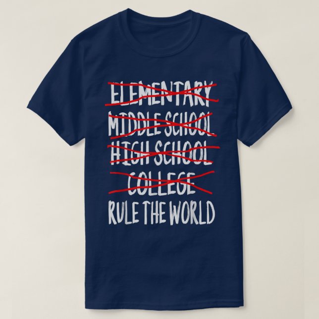 College Class of 2022 College Graduation College G T-Shirt (Design Front)