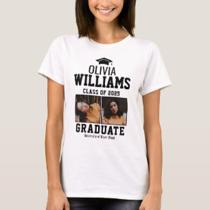 College Class of 2025 Graduate Name T-Shirt