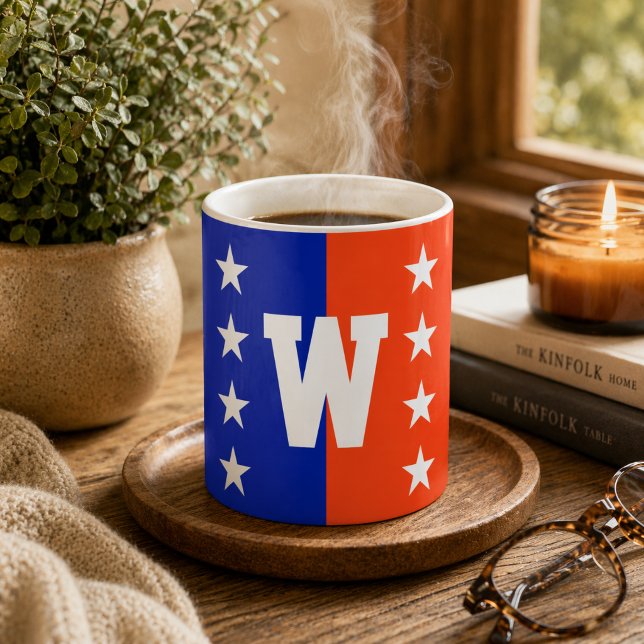 College Colors Royal Blue & Orange Coffee Mug (Creator Uploaded)